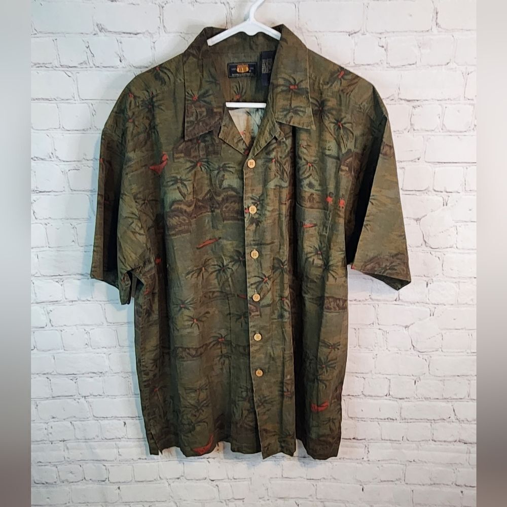 Men's Route 66 Hawaiian shirt, size XL